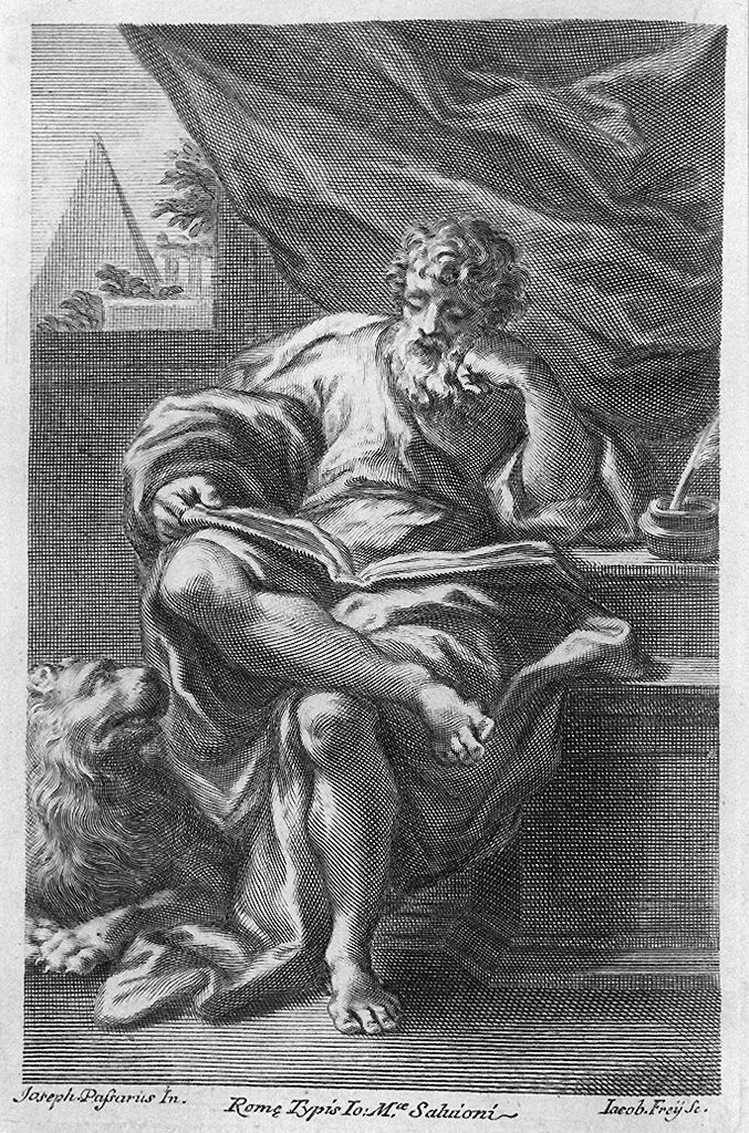 San Marco scrive il Vangelo